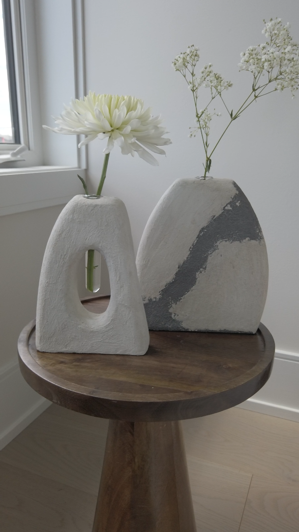 Modern Organic Vase - Japandi Decor