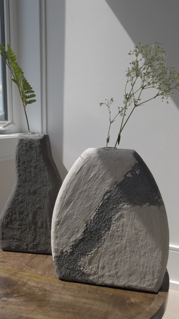 Modern Organic Vase - Japandi Decor