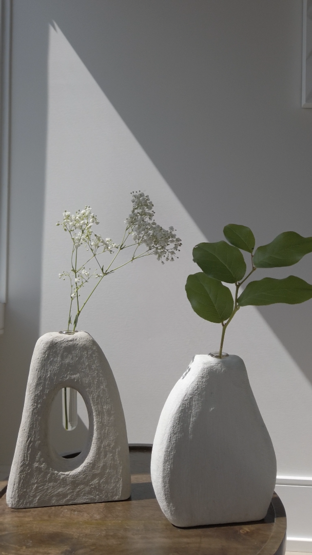 Modern Organic Vase - Japandi Decor