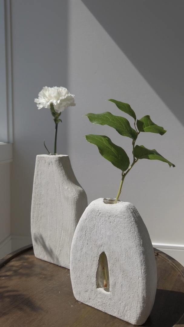 Modern Organic Vase - Japandi Decor