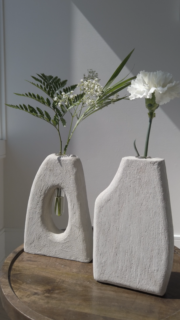Modern Organic Vase - Japandi Decor