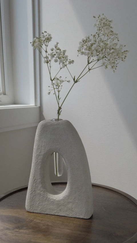 Modern Organic Vase - Japandi Decor