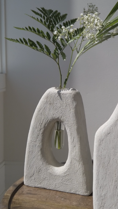 Modern Organic Vase - Japandi Decor