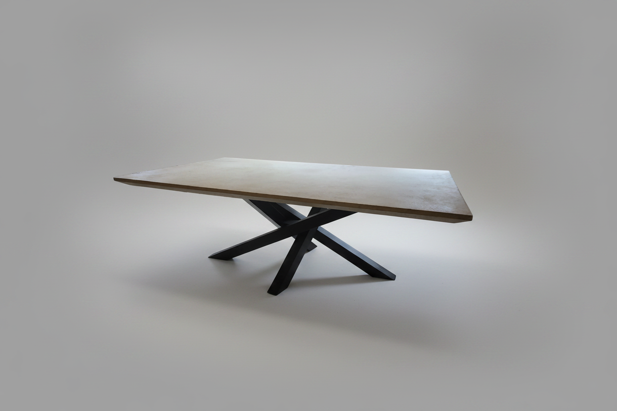 Handmade Micro-Cement Dining Table - 84” x 44.5”